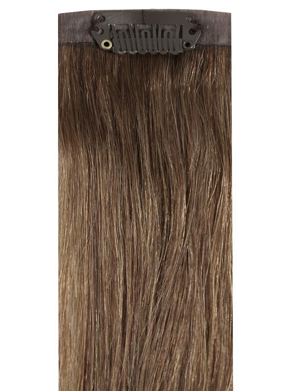 VIP Seamless Clips Dark Ash Brown #7 Hair Extensions