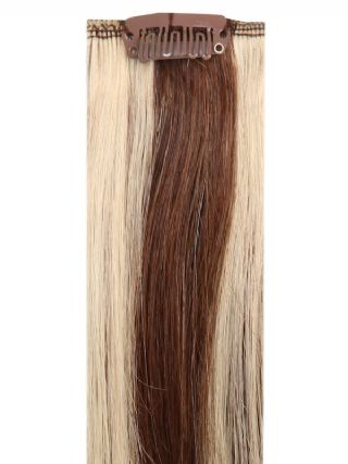 Deluxe Head Clip-In Mixed #4/613 Hair Extensions