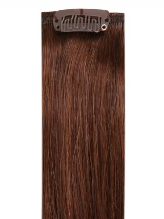 Deluxe Head Clip-In Chocolate Brown #4 Hair Extensions