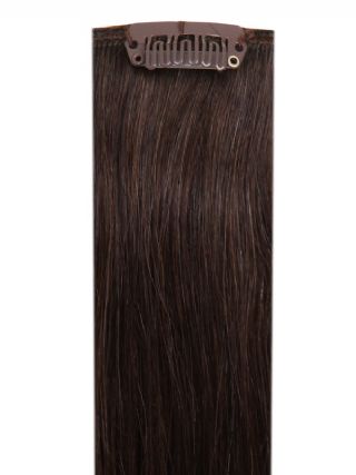 Deluxe Head Clip-In Dark Brown #2 Hair Extensions