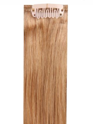 Deluxe Head Clip-In Golden Brown #12 Hair Extensions