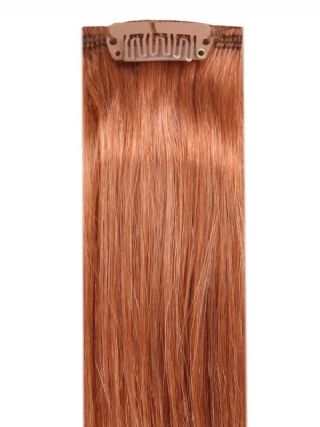 Deluxe Head Clip-In Light Auburn #30 Hair Extensions