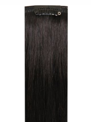 Deluxe Head Clip-In Natural Black #1B Hair Extensions