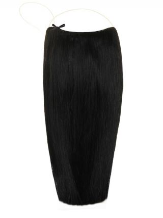 The Exquisi Weft Jet Black #1 Hair Extensions